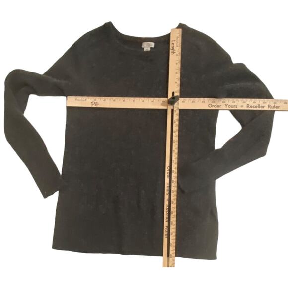 Halogen 100% Cashmere Womens Size Small sweater plush gray crew neck S Soft Warm - Picture 3 of 4